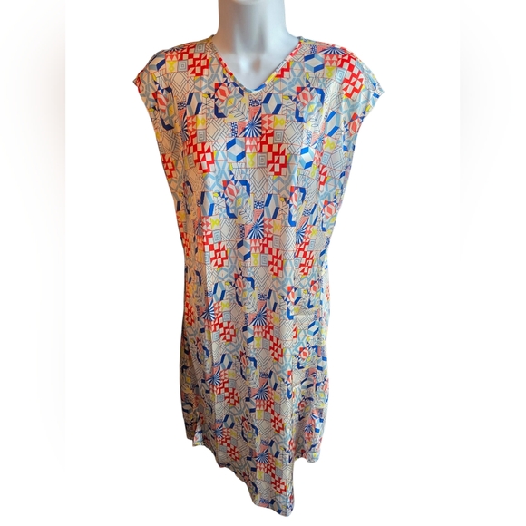 Forte Forte Dresses & Skirts - Forte Forte Geometric Silk Short Dress Size III (US Size L) Designer